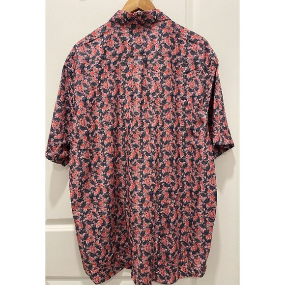 JOHNNIE-O Top Shelf Looper Print Short Sleeve Stretch Shirt Size 2XL $158 - Picture 2 of 6
